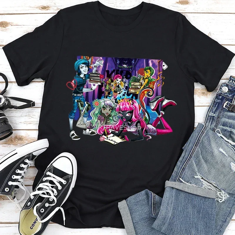 

PopularVenusMcflytrapMonsterHighClassicGraphicTshirtsCartoonWomenTShirtGirlfriendGirtTopsStreetwearHipsterTees