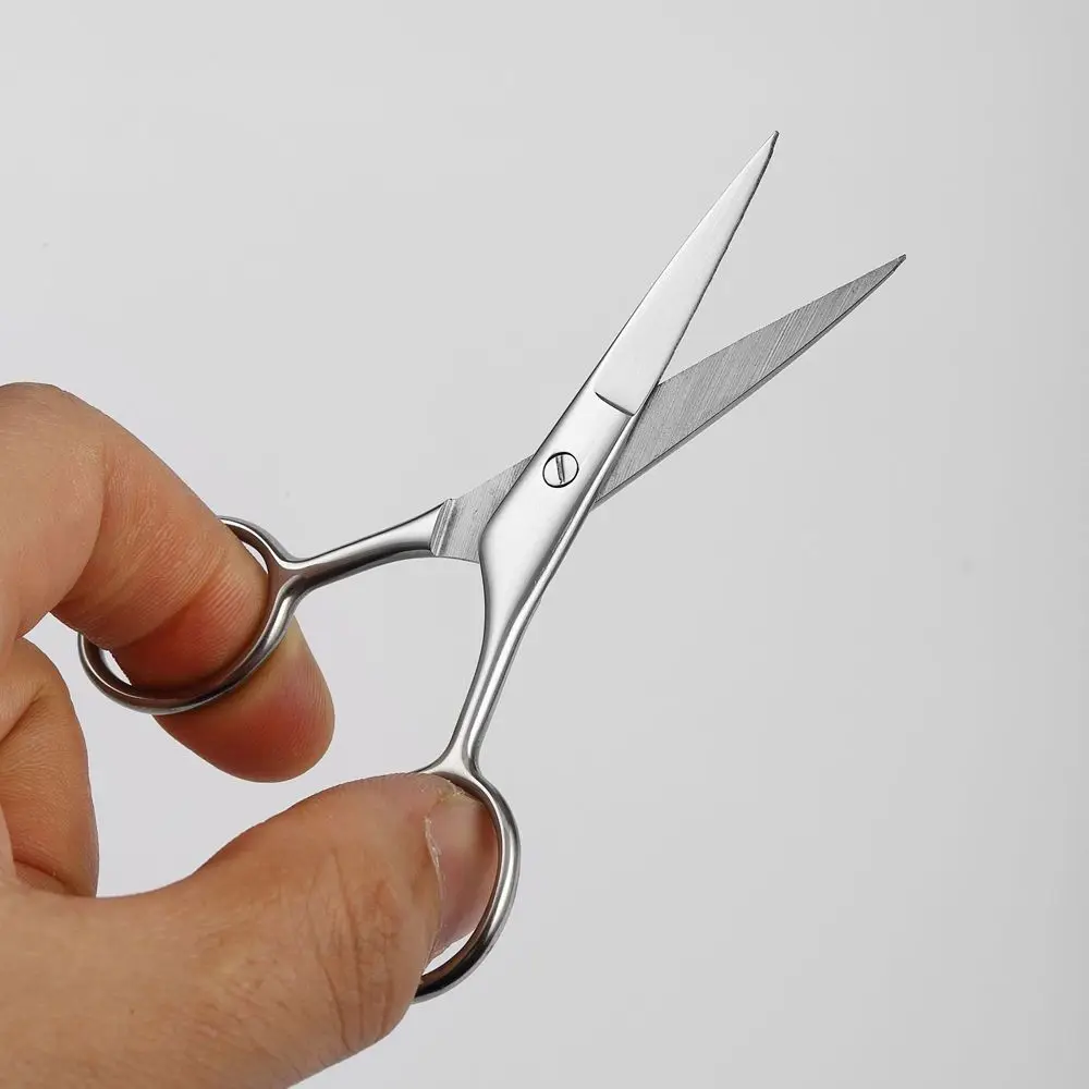 Pinza per cuticole per unghie Forbici per peli del naso in acciaio inossidabile Forbici per trucco Tagliacapelli per sopracciglia Forbici per cuticole per unghie Trimmer per sopracciglia