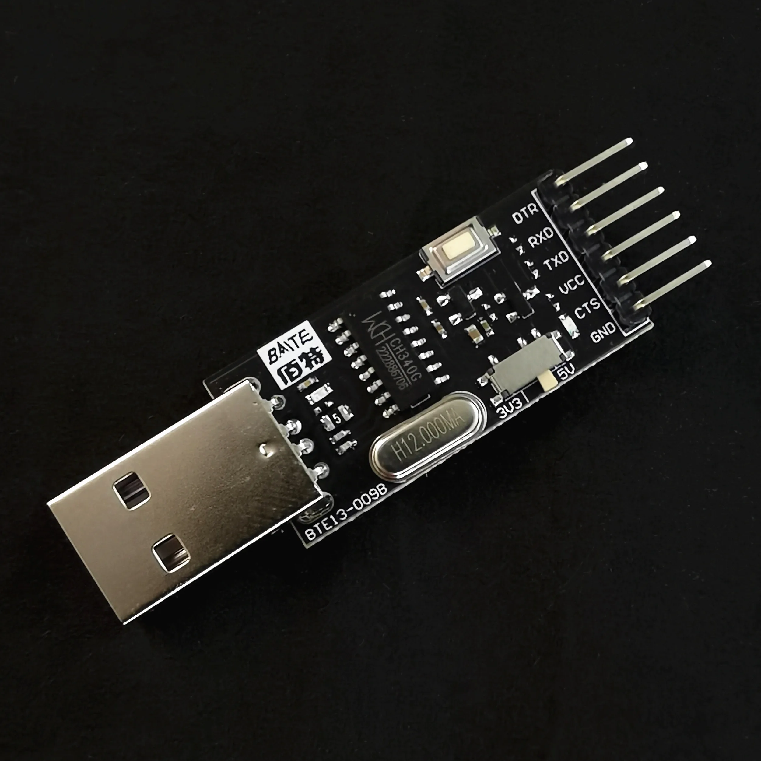 Convertitore da USB a TTL modulo UART CH340G CH340 interruttore 3.3V/5V per chiave di ripristino STC avvio freddo o porta Pro Mini MEGA328/MEGA168 a