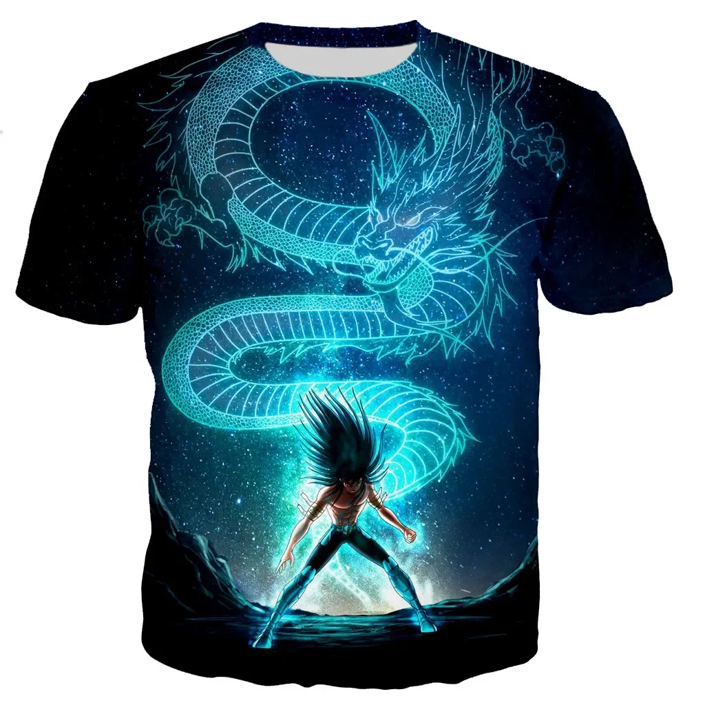 Saint Seiya T Shirt Men/women 3D Printed T-shirts Casual Harajuku Style Tshirt Streetwear Tops Dropshipping 6XL