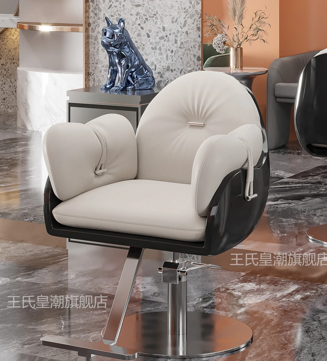 

Barber shop chair Hair salon chair Internet celebrity hair cutting stool Perm and dyeing seat Hair salon chair