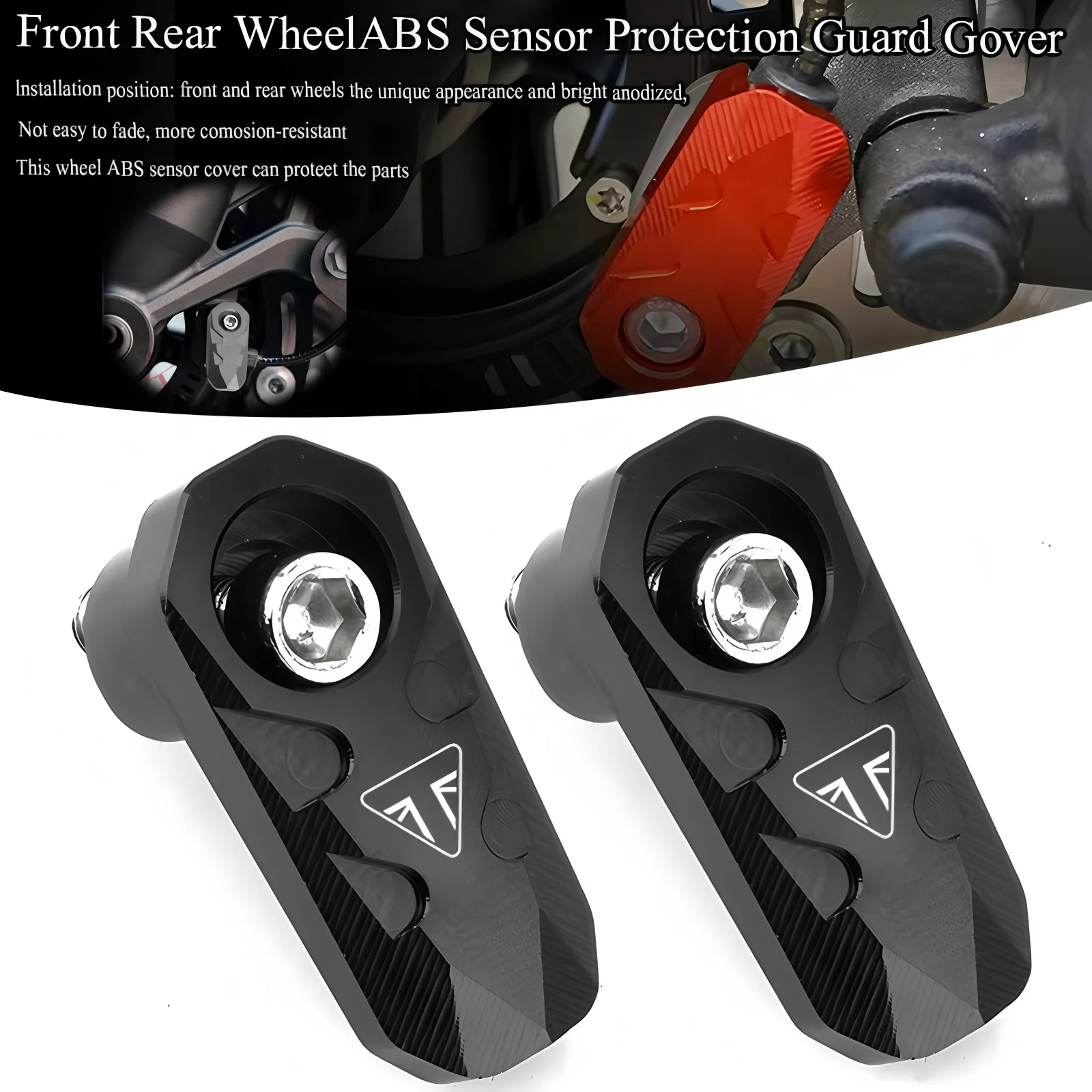 

Для Tiger 850 900 Trident 660 SportSpeed 400 Street Triple 765 мотоцикла спереди и заднее колесо ABS датчик защитная крышка