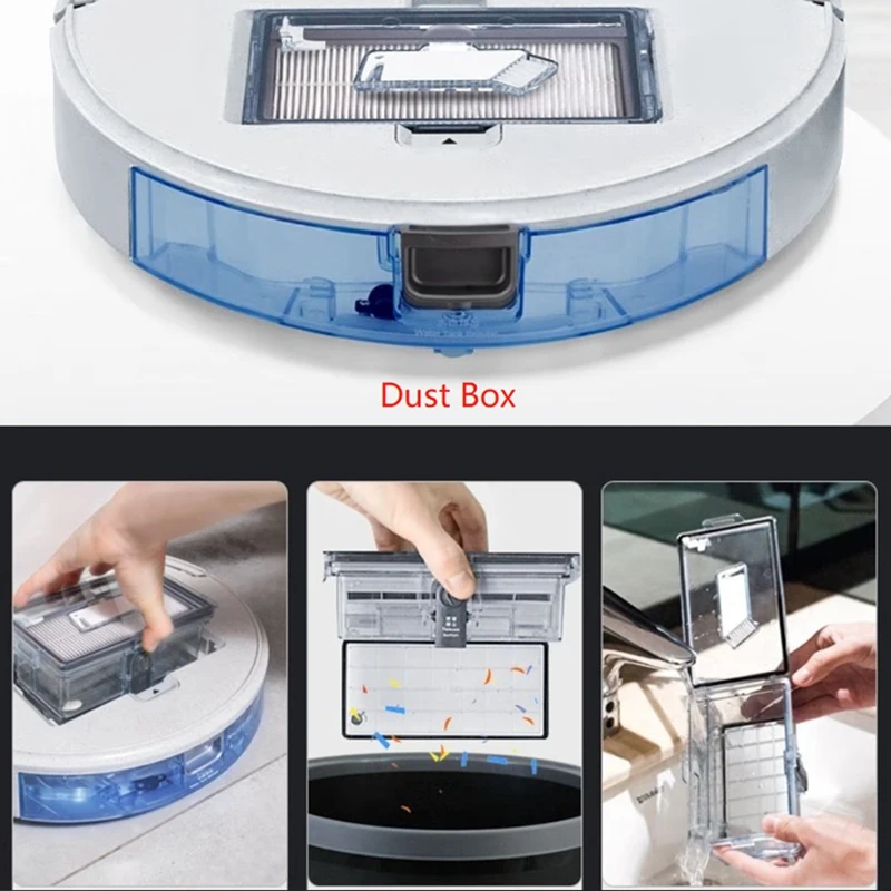 Caja de polvo para Midea I5 /I5CVCR07/ VCR08, accesorios de repuesto para Robot aspirador, caja de basura