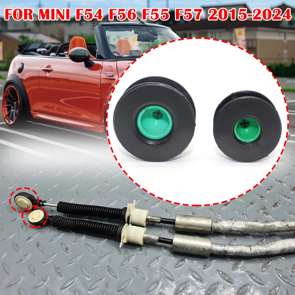 Manual Gearbox Shift Cable Linkage Control Bushing FOR MINI F54 F56 F55 F57 2015-2024 Gear Shifter Lever Selector End Repair Fix