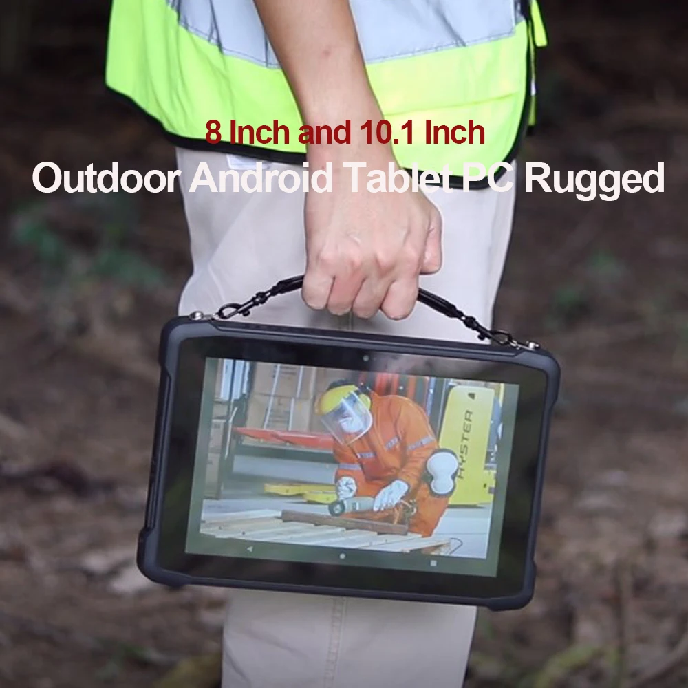 MSENCH 8 Inch Android 14 PDA Handheld 8G + 128G MTK Data Collector IP67 Waterdichte Robuuste Industriële Tablet PC Barcodescanner