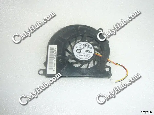 For MSI Wind U130 6010L05F PFR E32-0800110-MC2  DC5V 0.35A  3Wire 3Pin connector Cooling Fan 6010L05F PFR E32-0800110-MC2