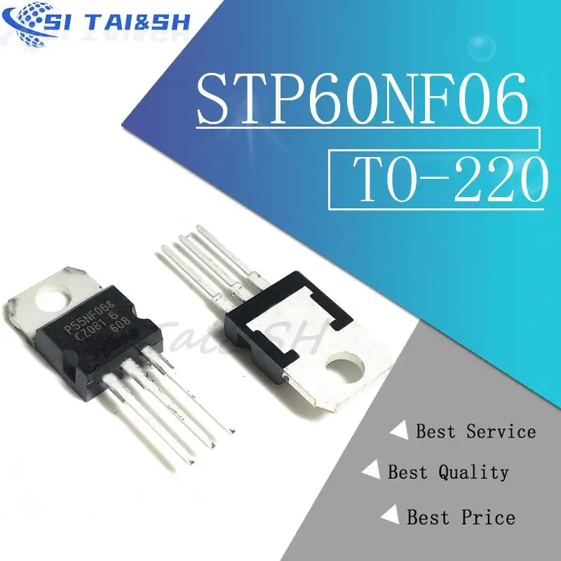 10Pcs STP60NF06 P60…