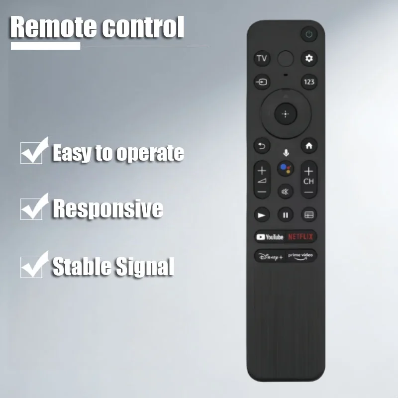 RMF-TX800U 900U Compatible with Sony Smart TV Bluetooth Voice Remote KD-50X80K KD-55