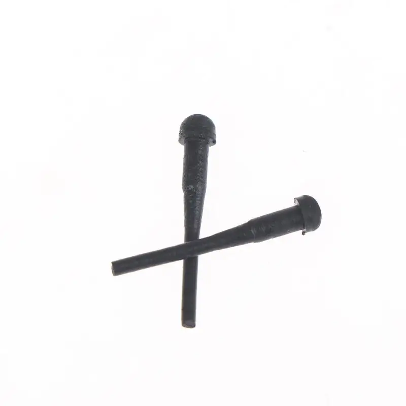 C 20Pcs 4mm Black Rubber Bumper  For Hair Scissors Barber Shears Replacement Stopper Durable Pad For Scissors And Shears