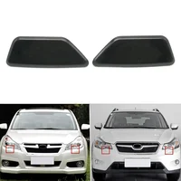 2 uds para Subaru Legacy 2010-2014 XV 2012-2015 faro de coche limpieza lavadora boquilla de pulverización tapa de cubierta de chorro