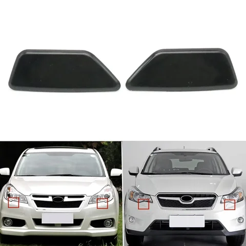 2 шт. для Subaru Legacy 2010-2014 XV 2012-2015 автомобильные фары для очистки фар омыватель распылительная насадка струйная крышка
