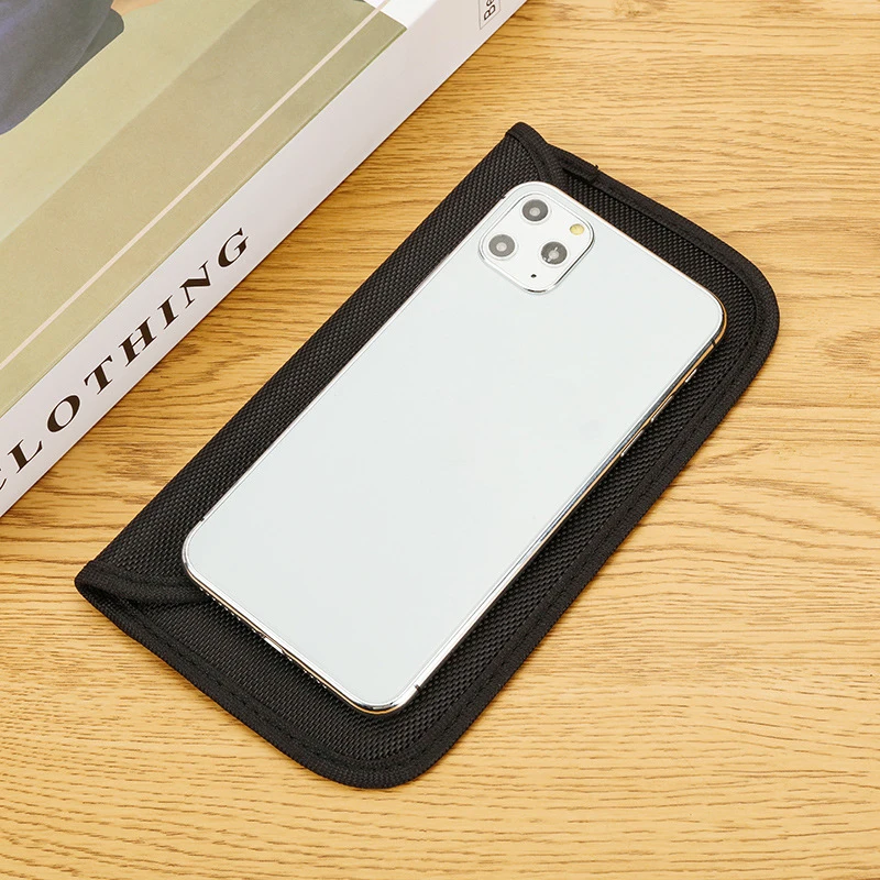 Car Key Signal Blocker Case Universal Faraday Cage Fob Pouch Keyless RFID Blocking Bag view 4