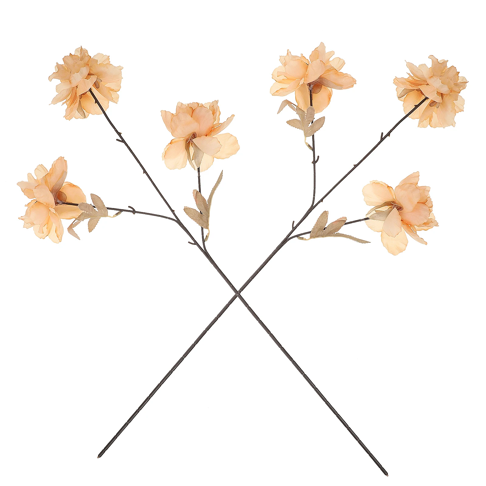 

2 Pcs Wedding Decoration Fake Flower Artificial Weddings Decorations Dining Table Festival Silk Ceremony