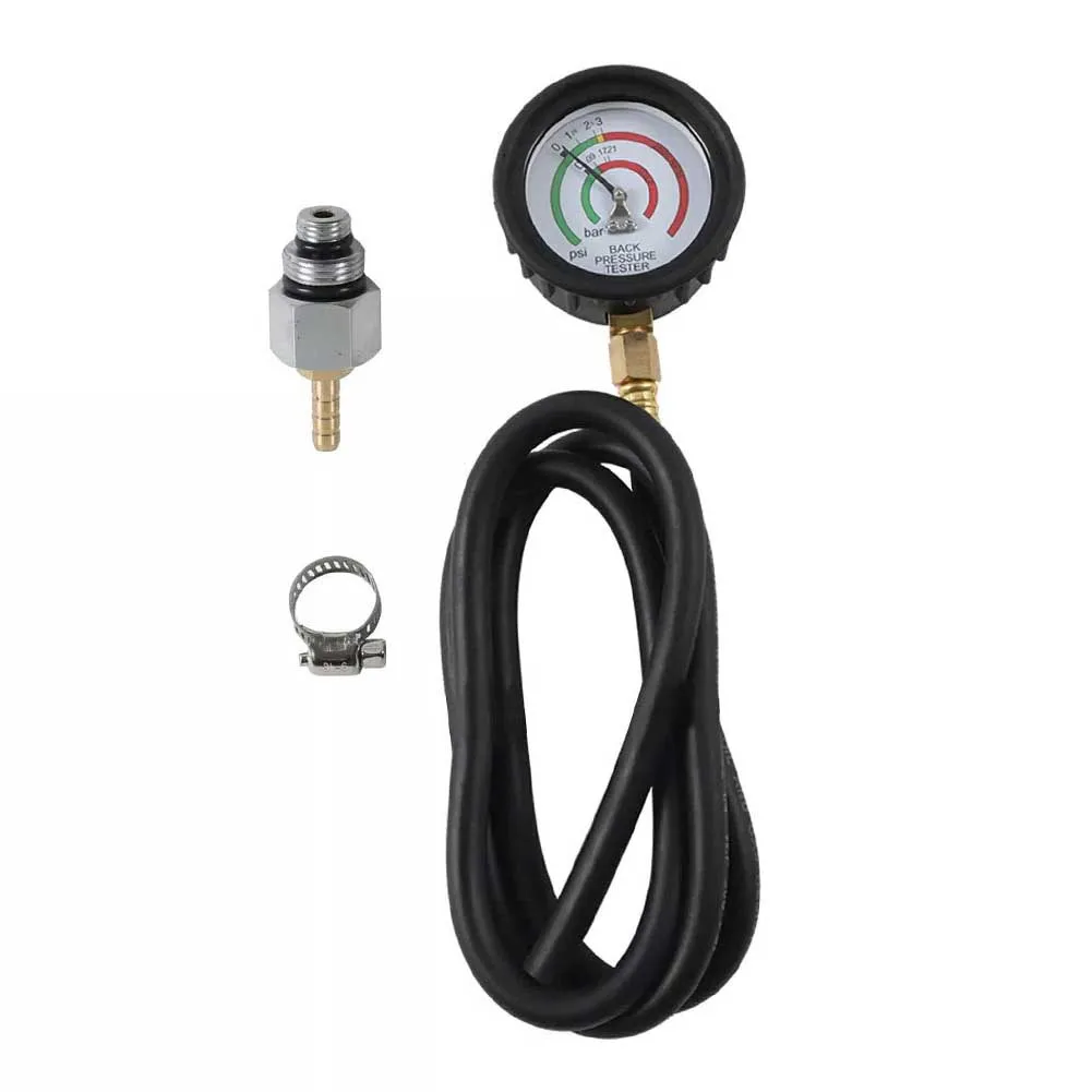 For /Exhaust /Back Pressure Tester Kit Steel Hose With For Quick Connect For Diesel Gas Engine Diagnostic Tool Automotive Repair