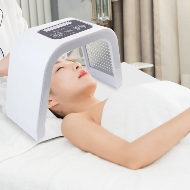7-kolorowa maska do leczenia światłem Beauty Light Therapy Maska do twarzy PDT Maszyna do pielęgnacji skóry do odmładzania skóry Terapia maseczek do twarzy