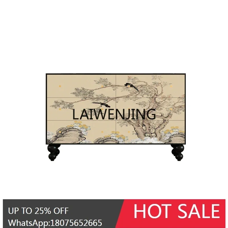 

MJY six-chest cabinet, bedroom storage and storage integrated decorative cabinet, living room wine cabinet