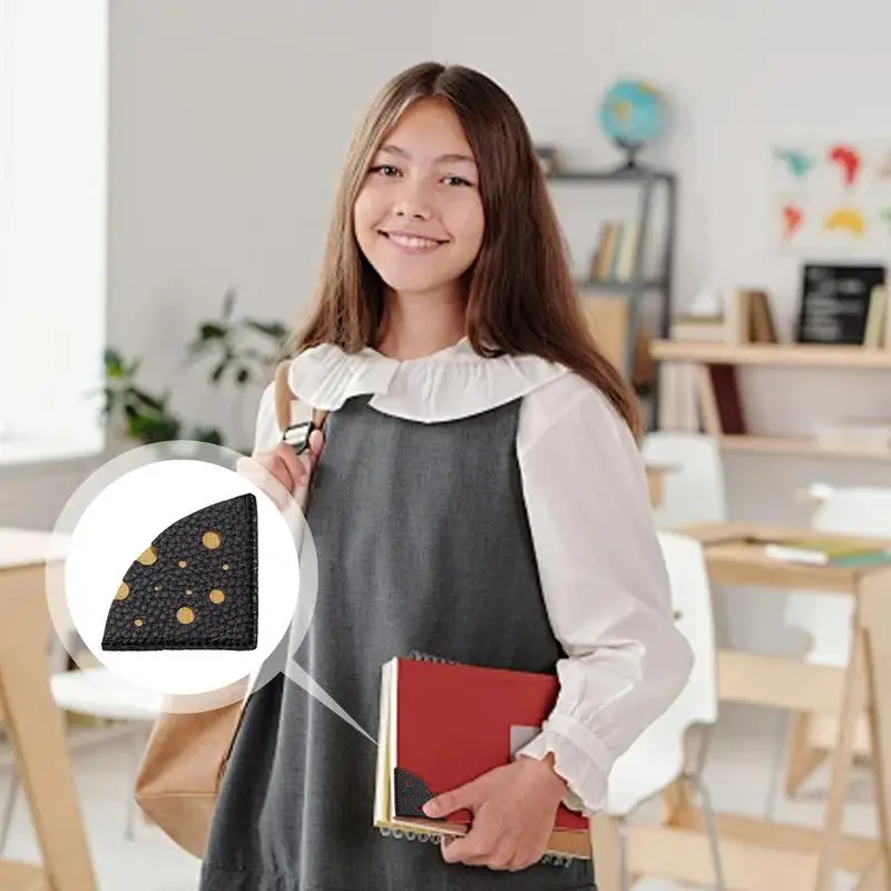 Leather Corner Bookmark Cheese Design Corner Book Marker Triangle Bookmark Triangle Book Markers For Bookworms Books Lovers