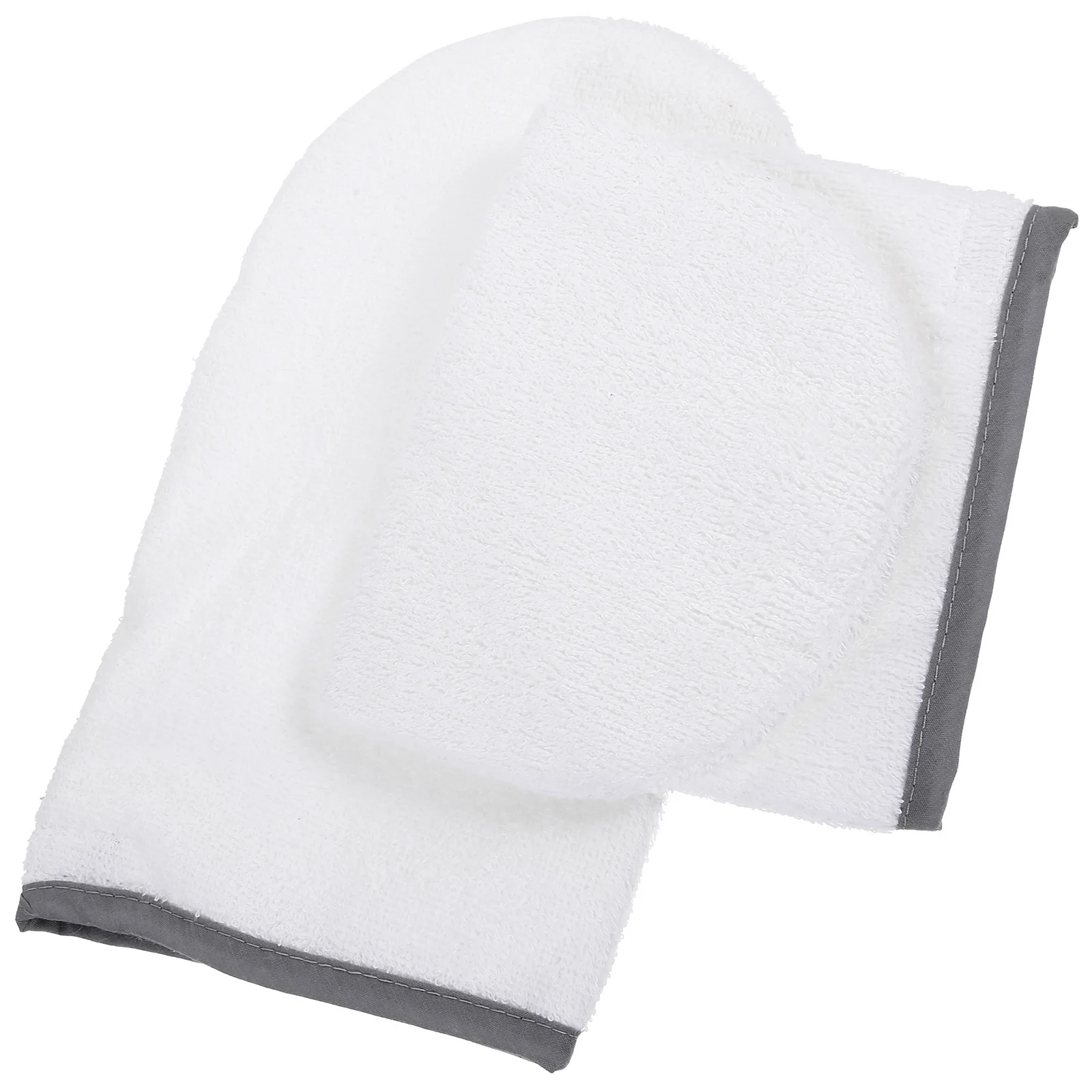 

Paraffin Wax Mitts Hand Treatment Gloves Cloth Spa Manicure Whitening Heavy Duty Rubber Heated Moisturizer Gloves Gray