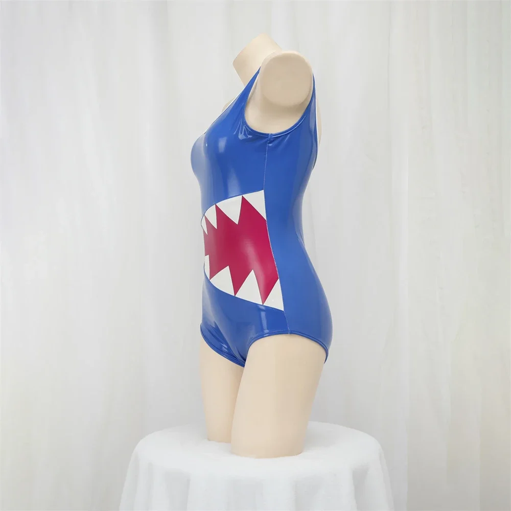 Новинка 2005 года, Vtuber Gawr Gura, косплей, цельный купальник для взрослых и женщин, униформа с принтом акулы, боди, милый карнавальный реквизит