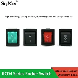 KCD4 Rocker Switch ON-OFF/ON 2/3 Position 4PIN / 6PIN Electrical equipment With Light Power Switch Switch 16A 250V/20A 125VAC