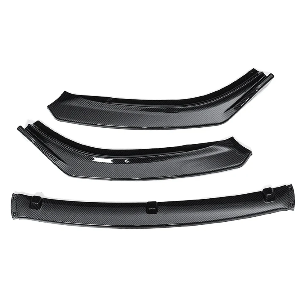 3Pcs Car Front Bumper Splitter Lip Diffuser Spoiler Guard Cover Trim for Mazda 6 Atenza 2014 2015 2016 2017 2018 Body Kit