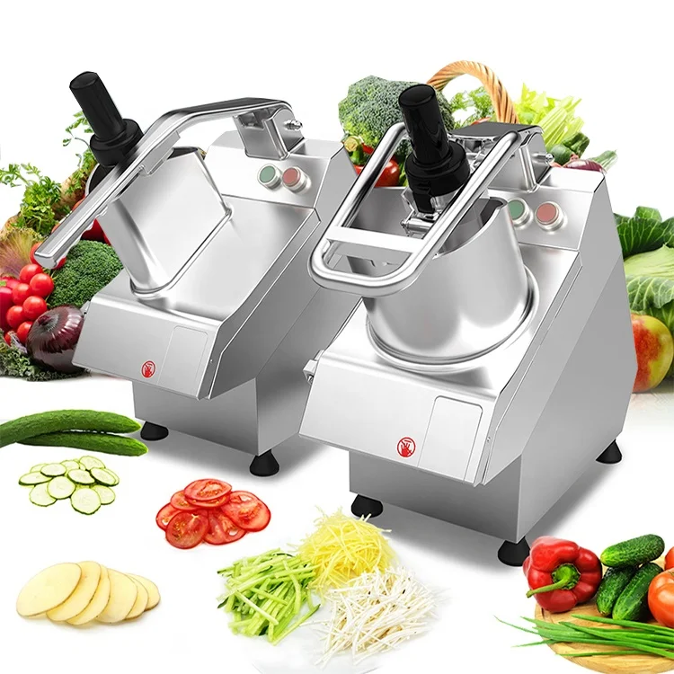 

High Efficiency 250Kg/H Vegetable Cutting Machine/ Commercial Potato Carrot Rotate Vegetable Cutter Vegetable Slicer