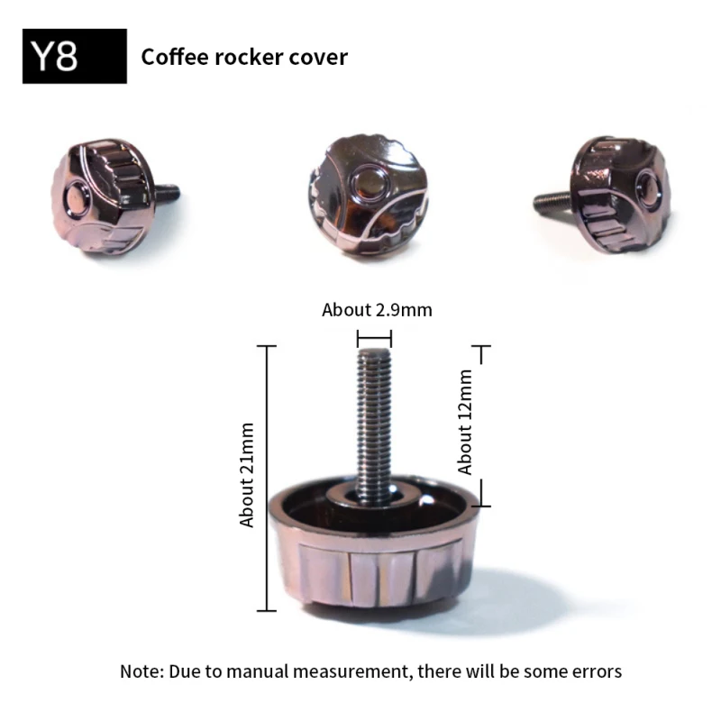 1 قطعة مقبض بكرة الصيد قبضة مسامير الجوز 7 اللون الروك الذراع المسمار معالجة الملحقات جزء غطاء جوانات الصيد اكسسوارات