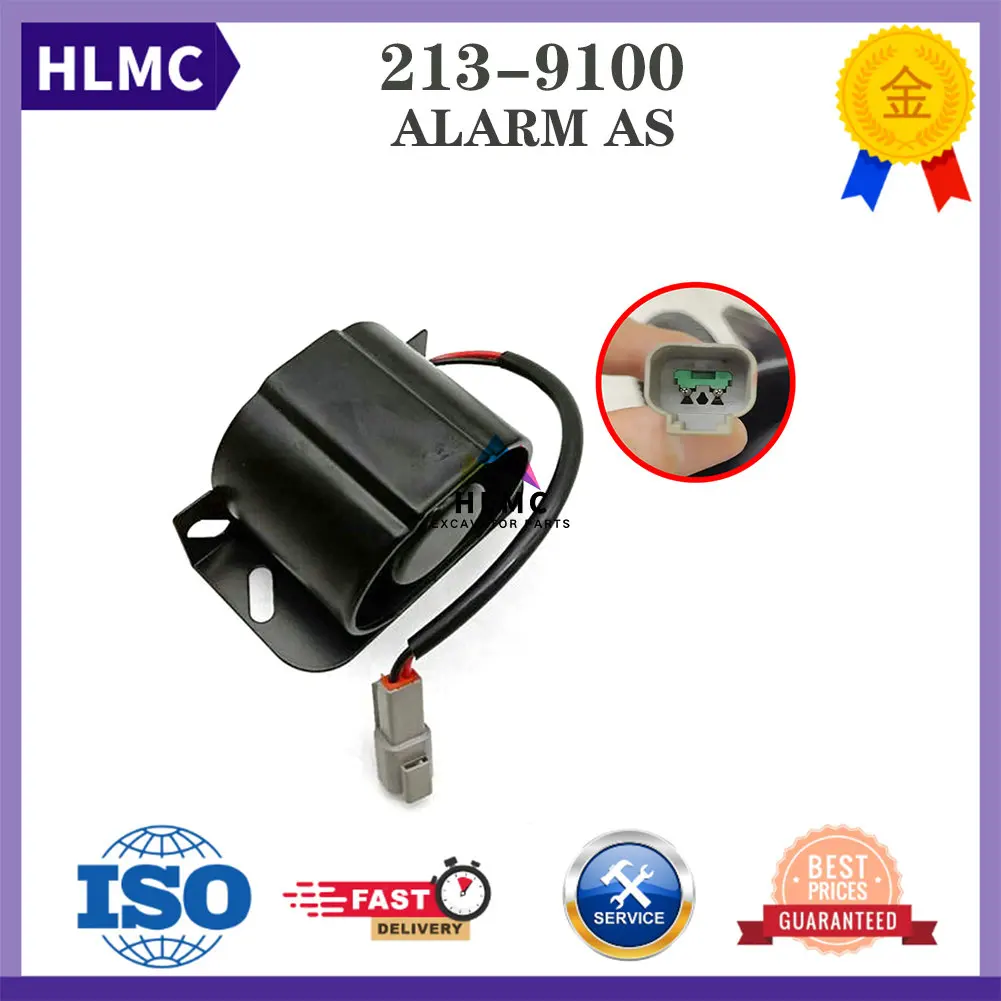 Construction Machinery Parts 2139100 213-9100 Back-Up Alarm Assembly E320C 320C 12K 12M 12H 120K 120M Excavator Travel Buzzer