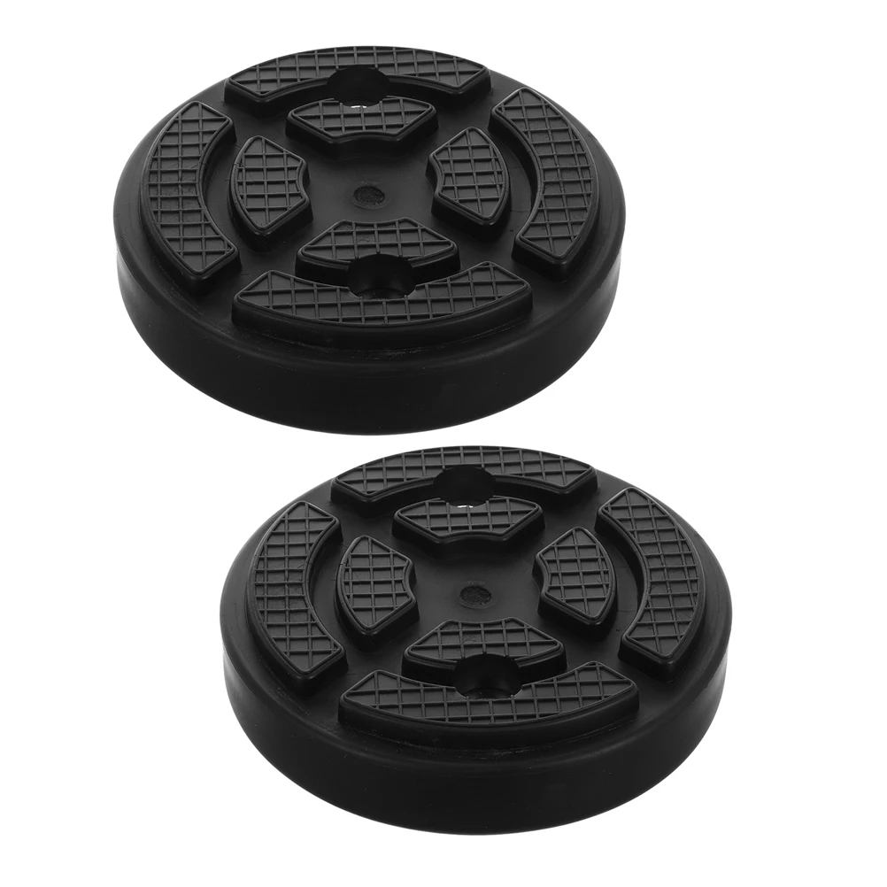 

2pcs Lift Rubber Pad for Cars Durable Material Stable Support Height Adjustment Universal Use Floor Vehicle Repair Safe
