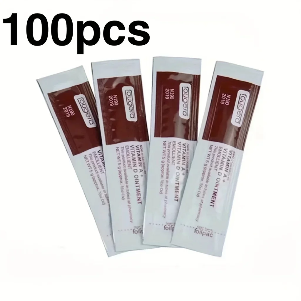 20/100 Stück Tattoo-Nachsorgecreme Pflegelotion Anti-Narben Vitamin-Salbe Permanent Make-up Zubehör Augenbrauen Eyeliner Lippen Creme 5G
