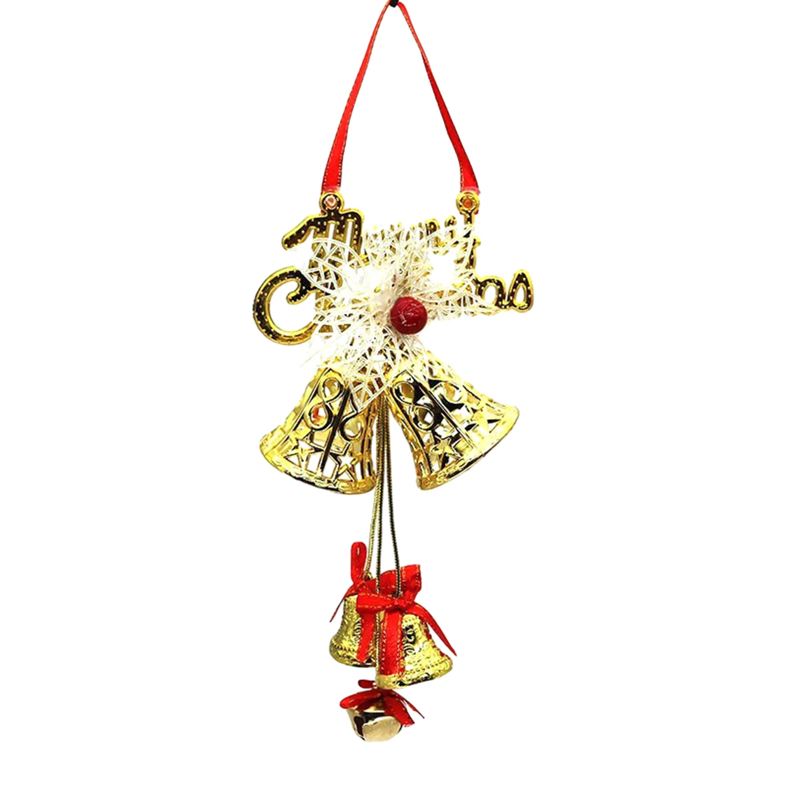 Decorazione natalizia Campana natalizia Jingle Bell Accessori natalizi per la casa Trasparente appendibile Bellissimo metallo Nuovo di zecca