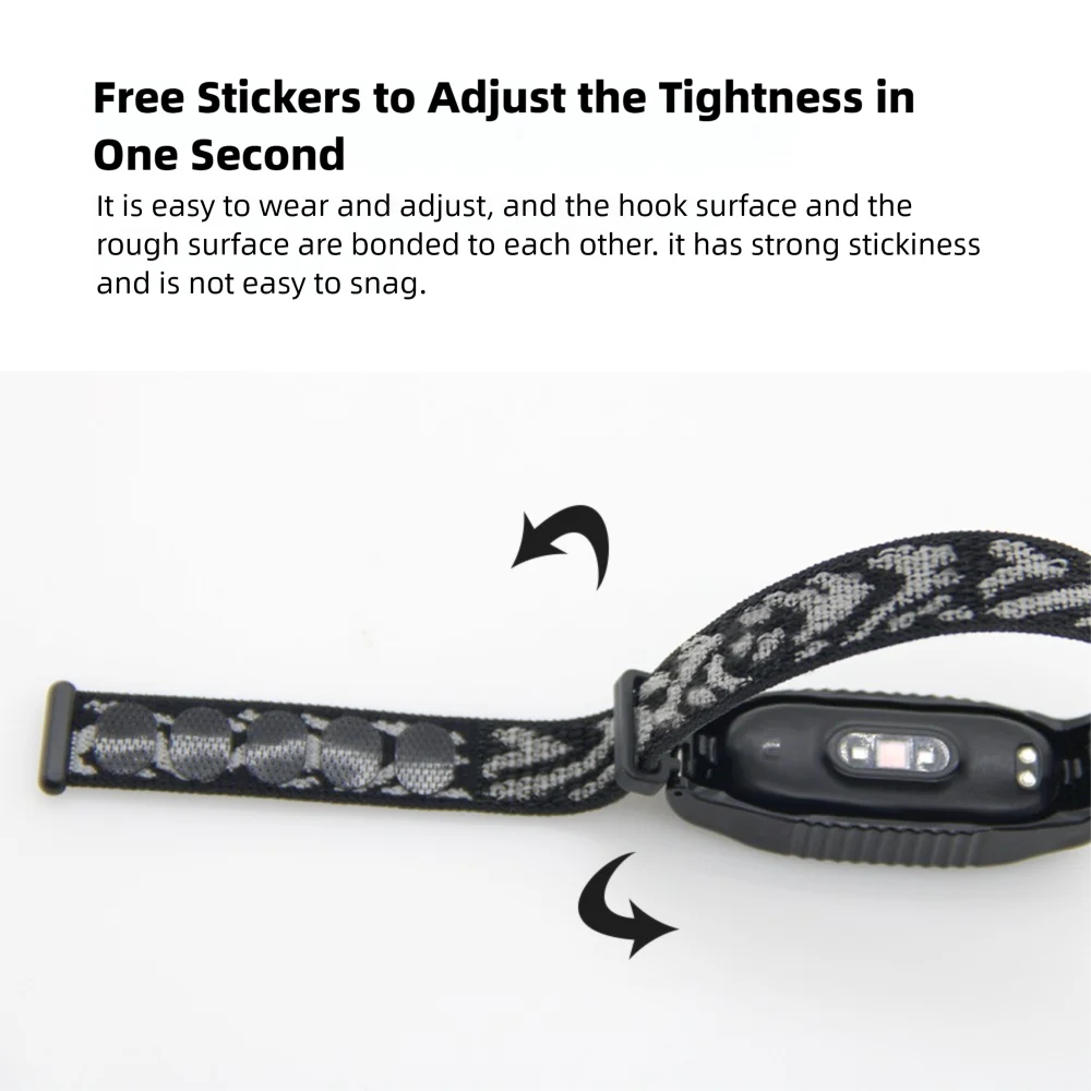 Браслет на липучке и мягкий чехол для Xiaomi Smart Watch Band 3/4/5/6/7/8, быстросъемный модный сменный регулируемый спортивный ремешок