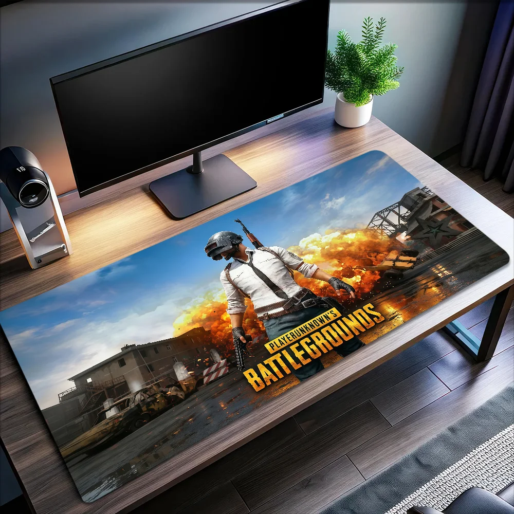 Game Mouse Battlegrounds Pad Non-slip Lockedge P-PUBG Office X Student Gaming Spear Thickened Large Writing Cushion MousePad