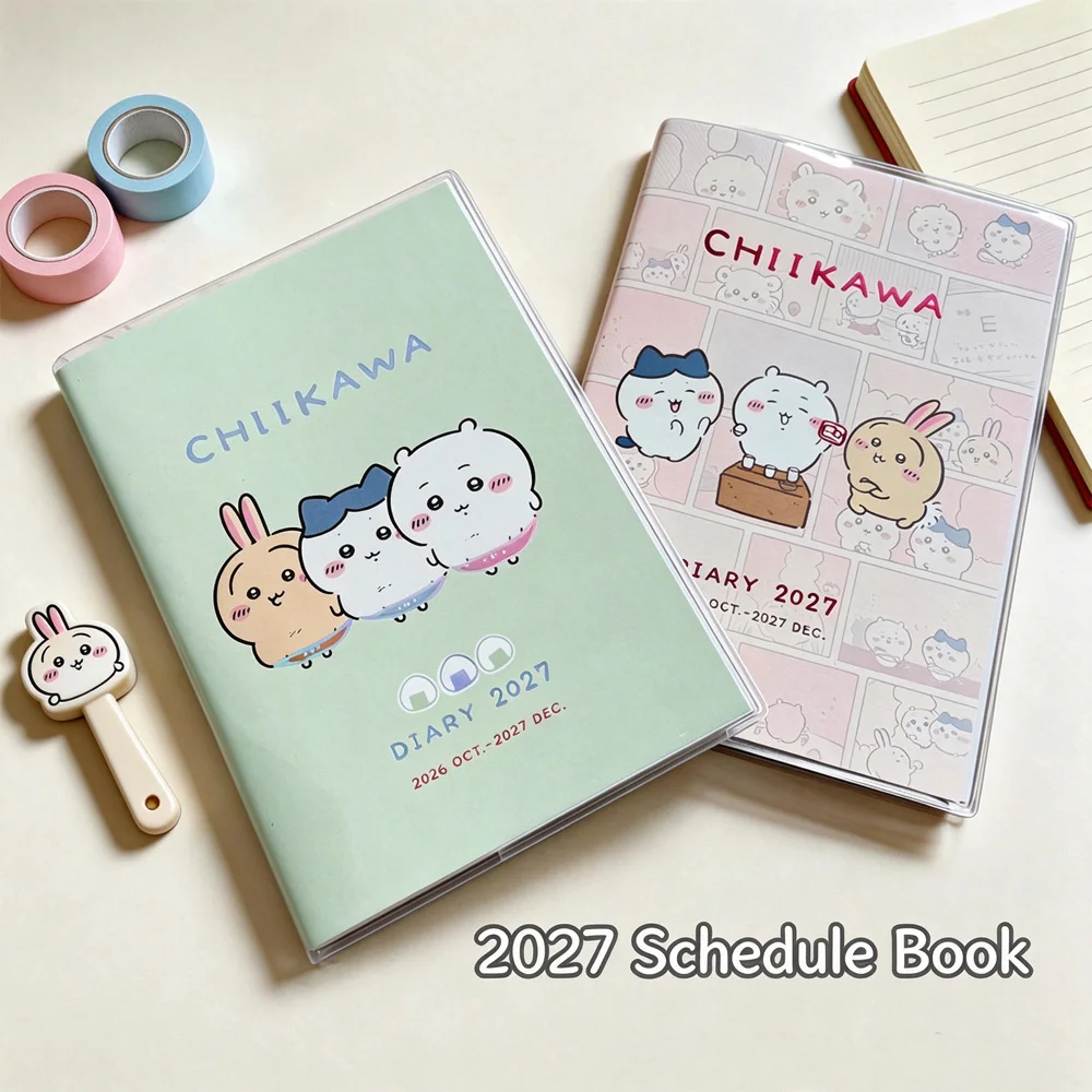 New 2027 Agenda Cute High Aesthetics Waterproof Student Time Planning Notebook Book Planner