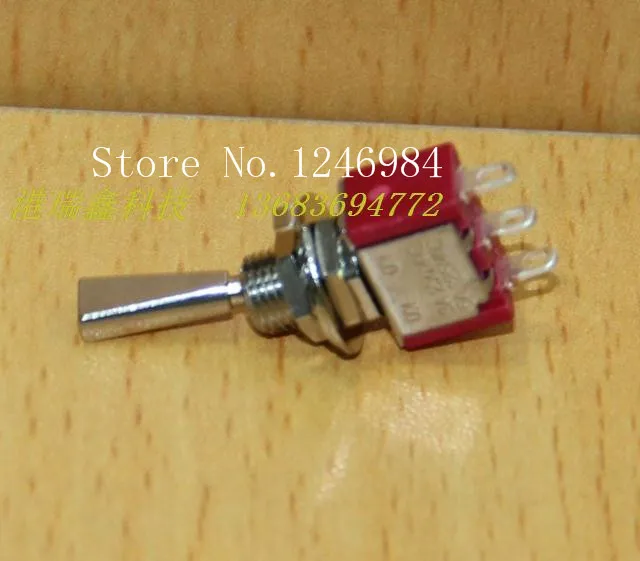 [SA]Flying model aircraft two tranches T8013U single flat handle small toggle switch toggle switch M6.35 Taiwan SH T80-T--50pcs/