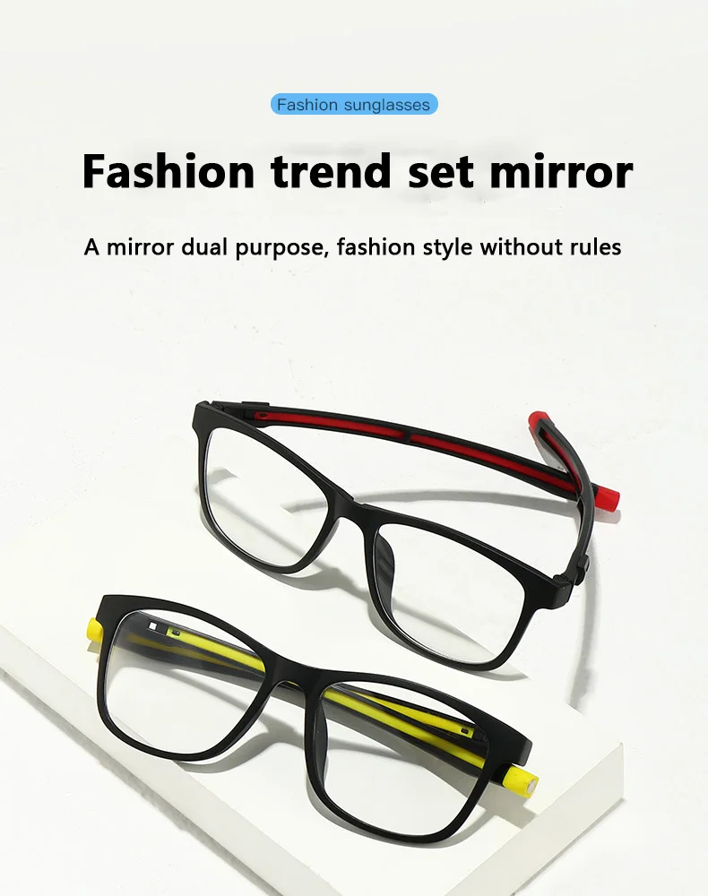 Myopie-Brille 5-teilige Magnetische Befestigung Polarisierte Clip-On-Brille Verstellbare Brille Basketball-Brille 2507A – Detail 2