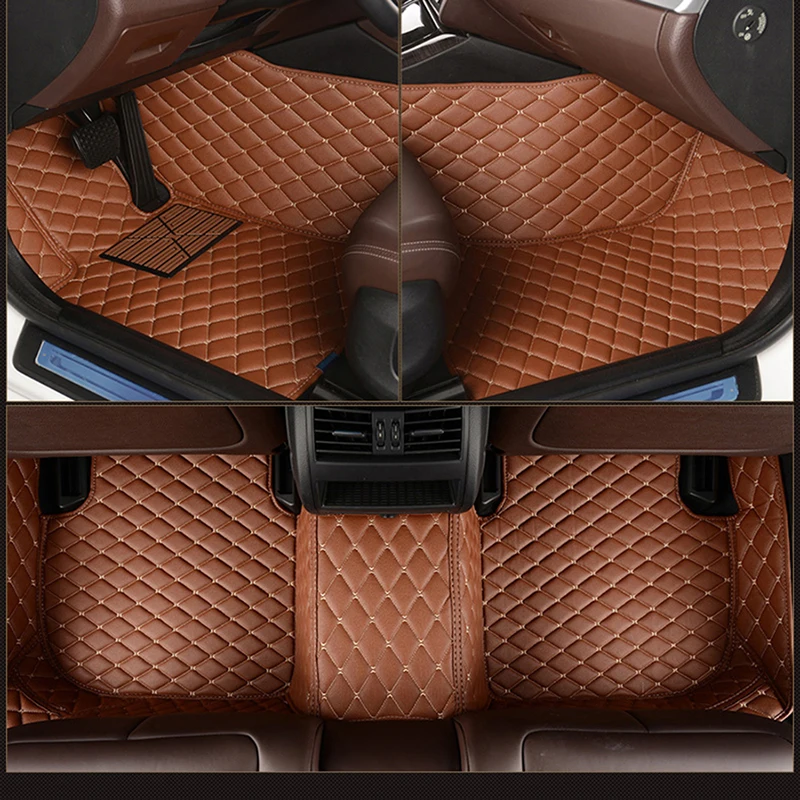 

Custom Car Floor Mat for Toyota Fortuner 2015 Years Interior Details 100% Fit Your Auto Accessories Carpet