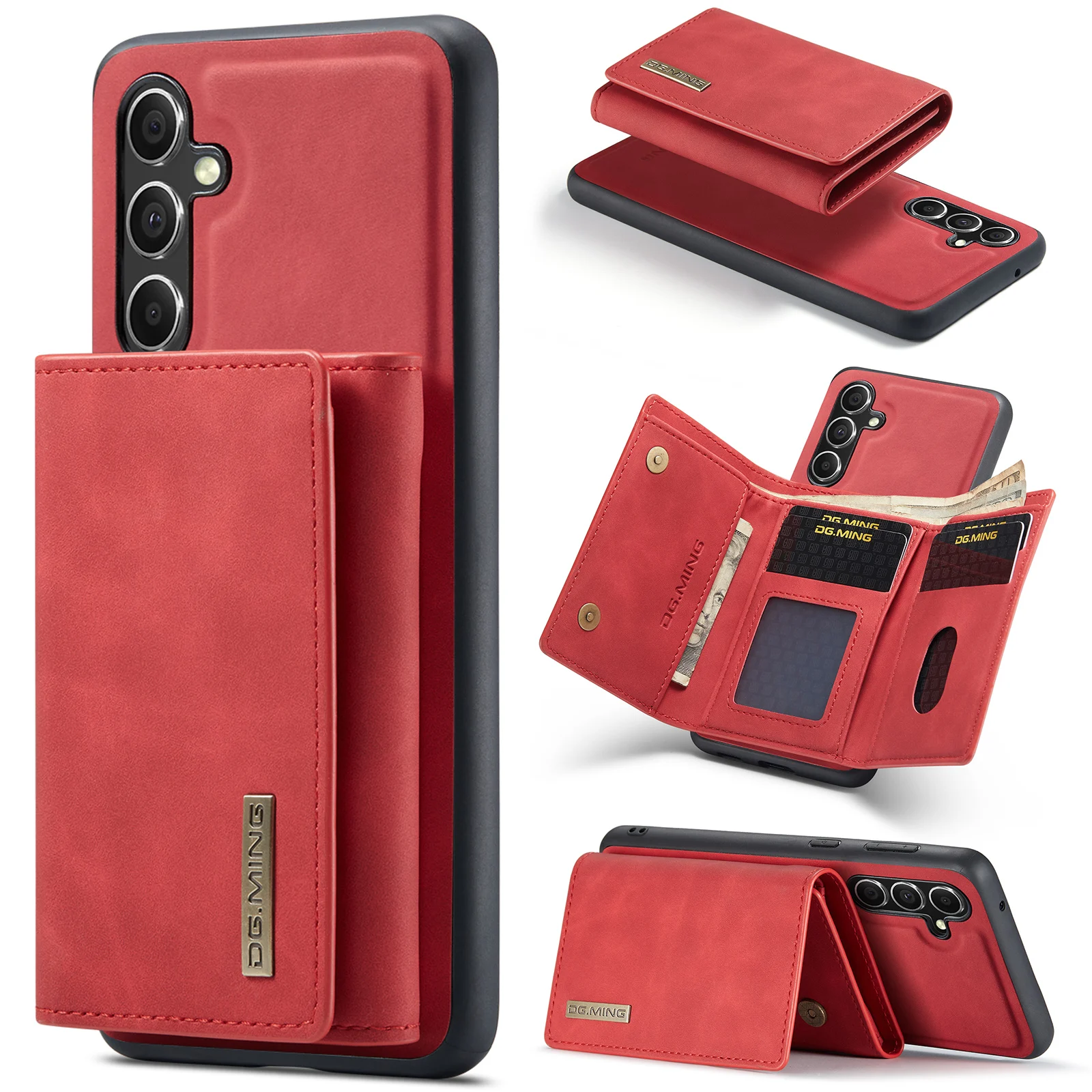 New High-end leather anti-fall mobile phone case with wallet for Samsung Galaxy A15 4G 5G A35 A55 5G