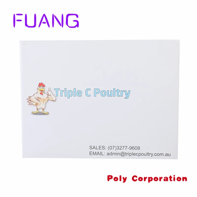 Custom  Custom cardboard shipping pack box poultry carton packing box paper frozen chicken carton boxes fopacking box for small 