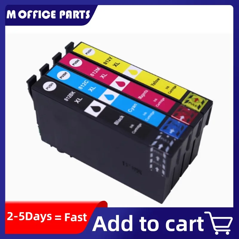 T812XL 812XL 812 XL T812 Compatible ink cartridge for Epson WorkForce Pro WF-3820 WF-3825 WF-4830 WF-4835 WF-7830 7840 7845