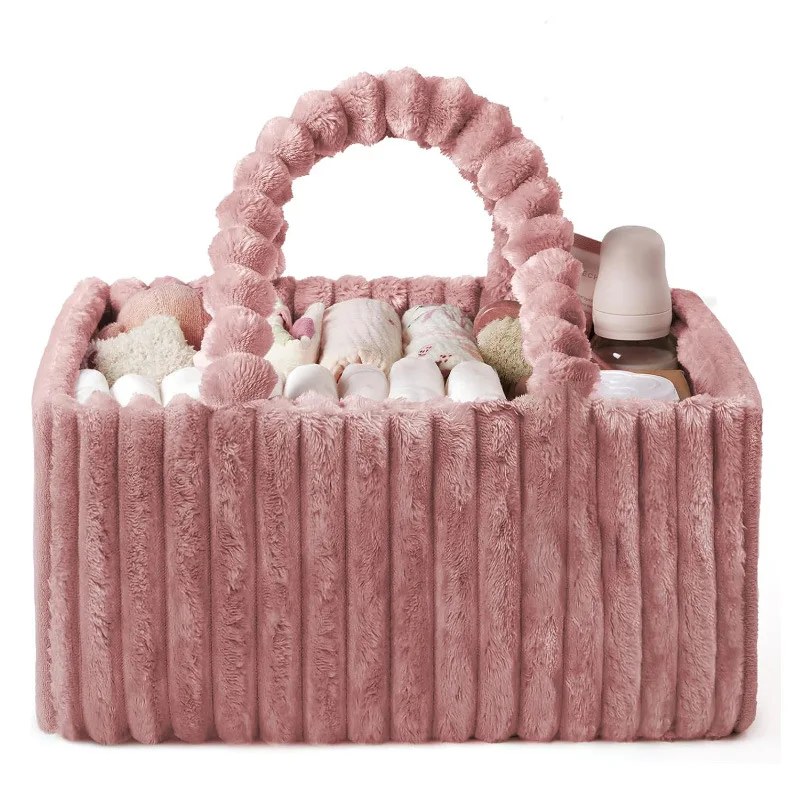Diaper Caddy Organizer, Large Storage Basket for Newborn Boys and Girls, Newborn Essentials,Gift for Baby Shower