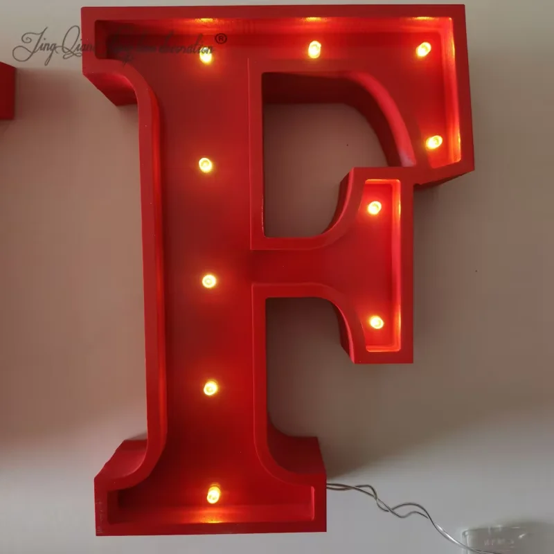 Custom  Wooden Night Light for Kids, Marquee Letter L, Alphabet Lights, Marquee Letters