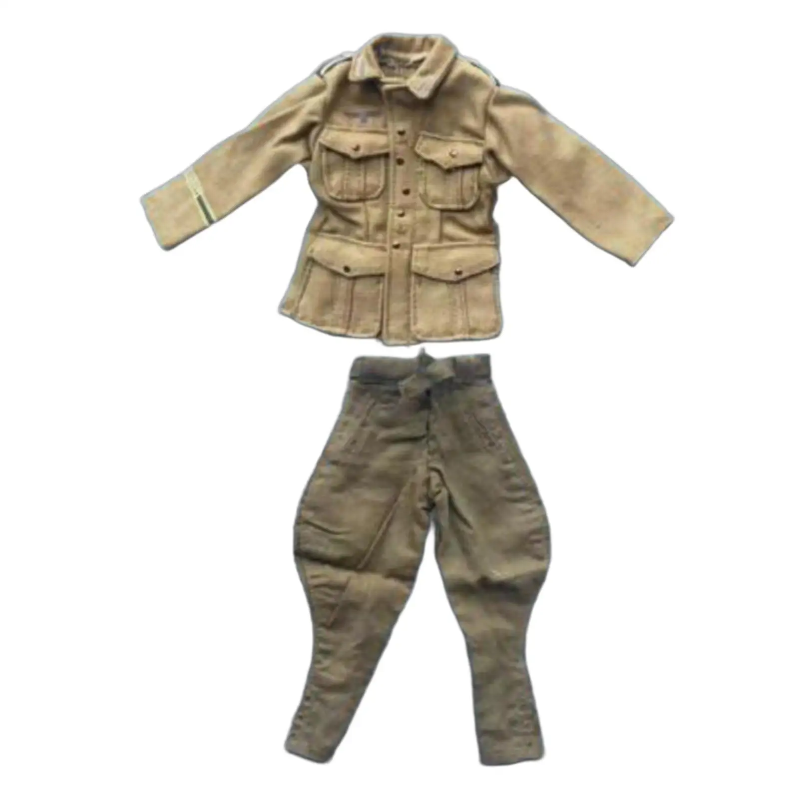 Tenues de veste et pantalon de soldat, accessoires de figurines à beurre, 12 po, 1/6