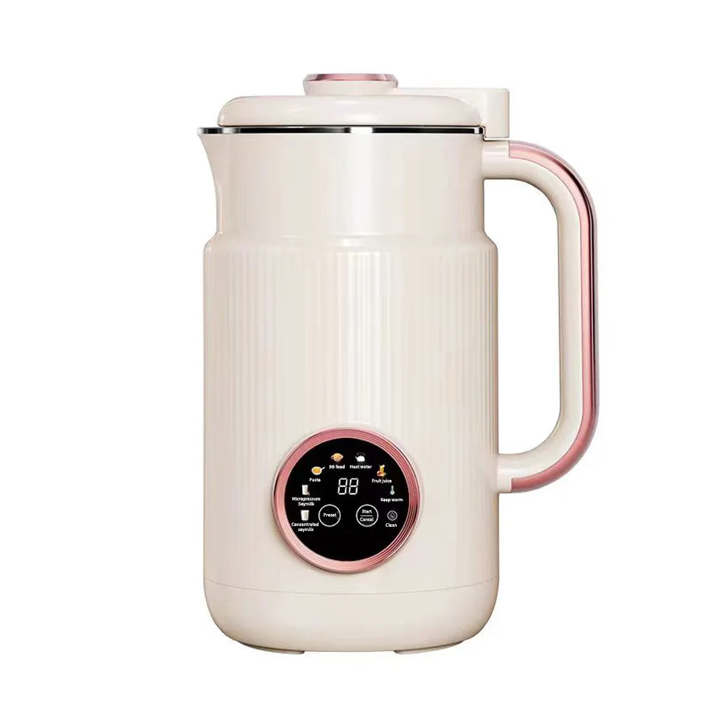 

800Ml1500Ml Smart Heating Blender Soybean Nuts Almond Milk Maker Food Processor 10 Blades Mini Soybean Milk Machines