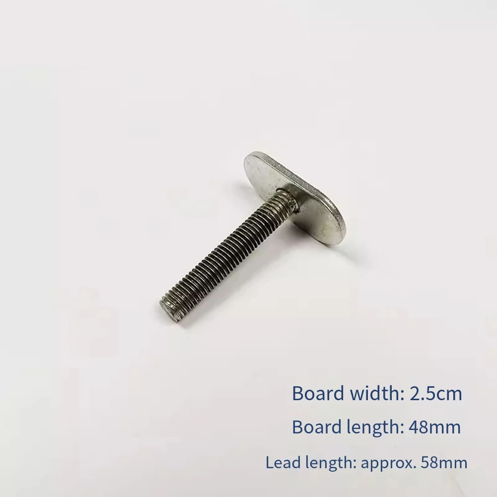 DIY 프로젝트 용 27*170*84mm 조각 기계 목공 밀링 머신 용 금속 나사 T-볼트 손잡이 시스템 실버 색상