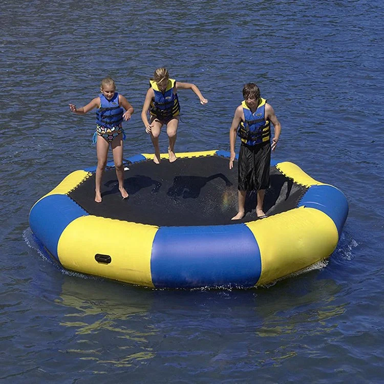 YUSHAN WT001 Inflatable Water Trampoline Combo with 1 Year Warranty CE Certified for Outdoor for Park & Water Sports