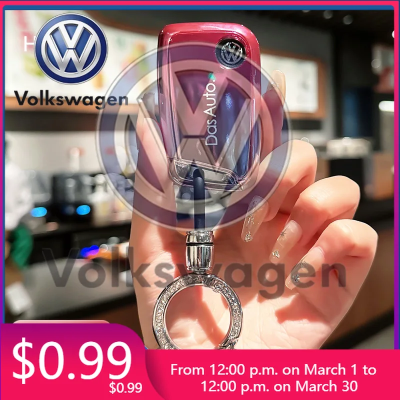 

Emblems For VOLKSWAGEN VW 3 Buttons Car Key Case Full Cover For Volkswagen VW Tiguan MK2 Magotan Passat B8 Magotan CC 2017 2018