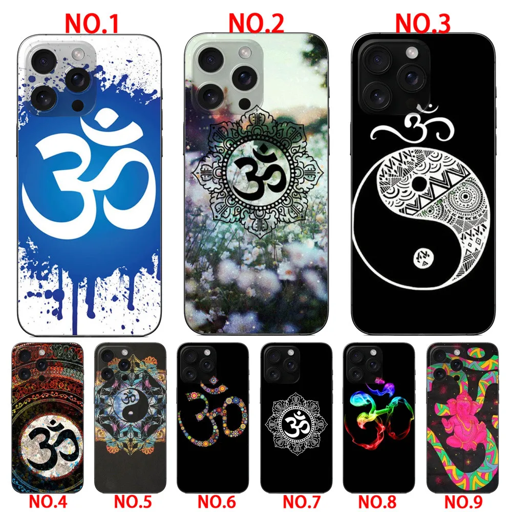 Aum Om Yoga case for iPhone XS Max 11 11 Pro 11 Pro Max 12 12 Mini