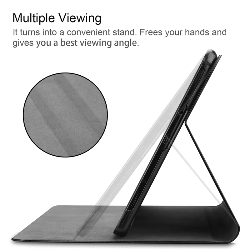 For Samsung Galaxy Tab S4 Case with Pencil Holder PU Leather Stand Magnetic Cover For Galaxy Tab S4 10.5 inch SM-T830 T835 Case - view 5