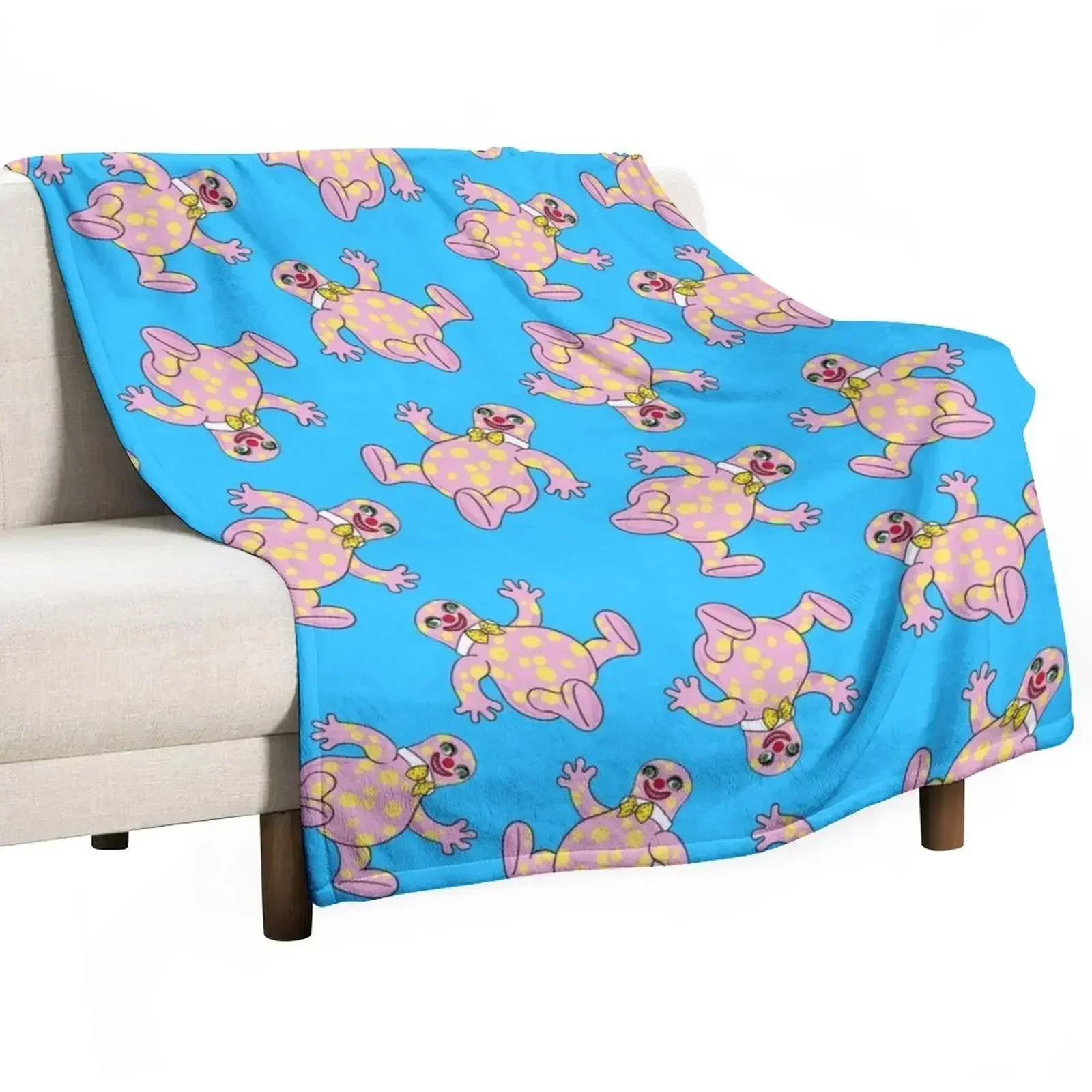 Blobby Blobby Blobby Throw Blanket Weighted Luxury St Blankets